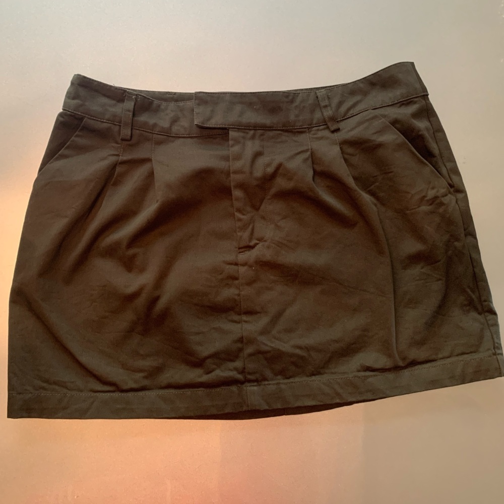 Bar III Dark Green Skirt